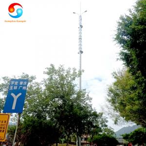 China Urban Street High Mast Light Tower 4.5m Galvanised Steel Poles on sale