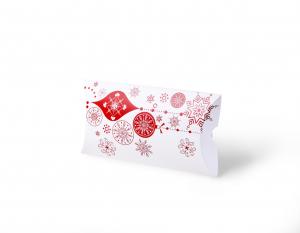 China Luxury Printed Pillow Box Kraft Paper Gift Pillow Box Printing Service on sale