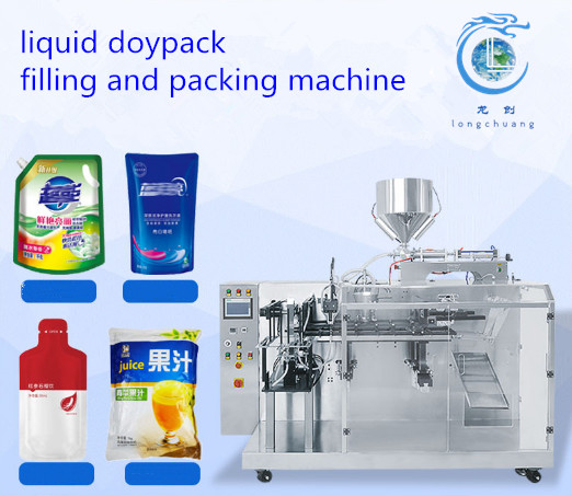 Fruit Sauce Stand Up Pouch Packaging Machine Salad Sauce Zipper Bag Packaging Machine