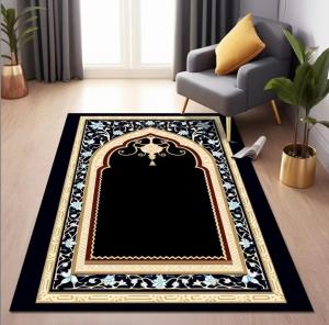 China 70*110cm Arabic Printed Worship Mat Rectangle National Style Prayer Rug on sale