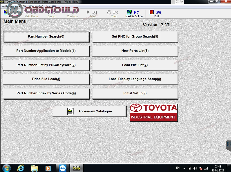 TruckCom Toyota BT For Toyota BT EMS CAN Suite Service Communication Interface ARM7 Forklift Truck Diagnostic Tool