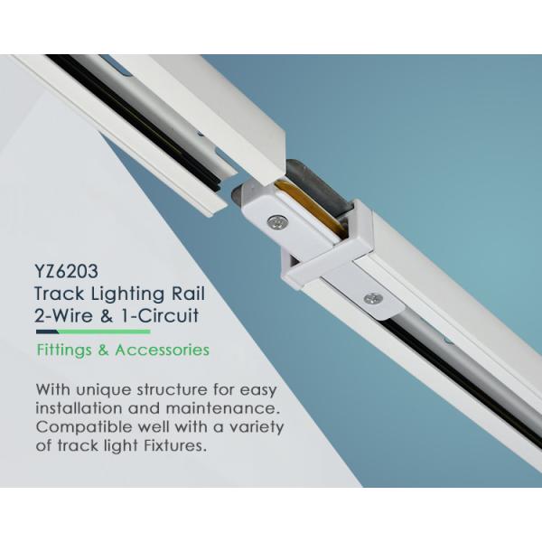 Clothing Store Full Copper 2 Wire Track Rail Aluminum