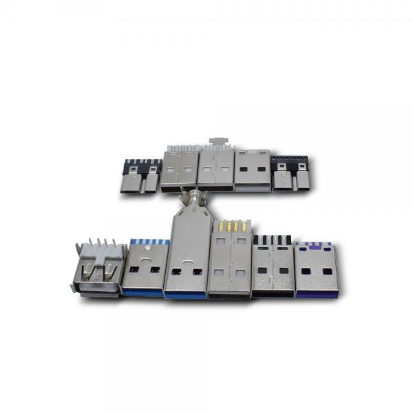 USB 3.0 Type B Male 2 Pin Micro Connector With Charging Function