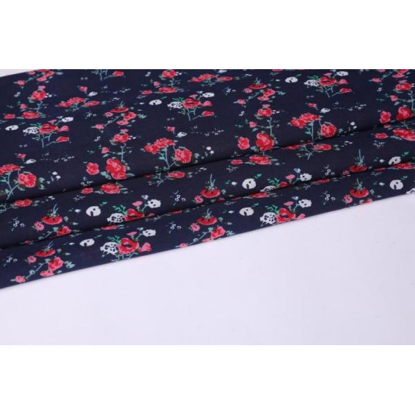 90gsm Polyester Chiffon Fabric Printed Aop 75Dx48S