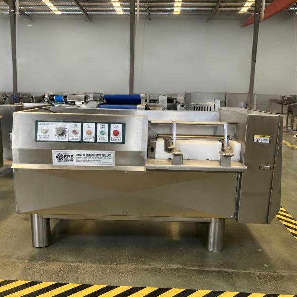 Hygienic Industrial Frozen Meat Dicing Machine For Beef Pork Poultry