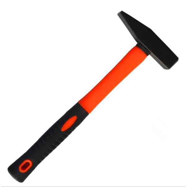 Machinist hammer(XL-0112) with double colors rubber handle and durable powder surface