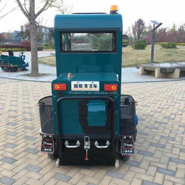 Energy Type Pure Electric Five Brush Full Power Driven 4 Wheels Steering Street Sweeper Machine