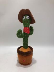 China Electronic Plush Talking Sunny Cactus Toys Dancing Singing Record For Baby Boys Girls on sale
