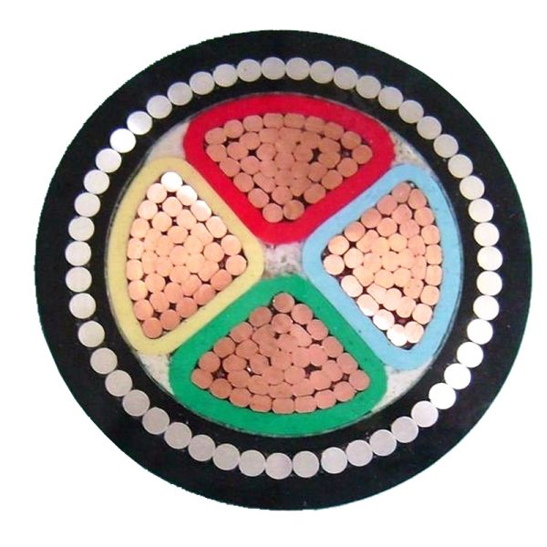 4 Core 95mm PVC Insulated Low Voltage Power Cable For Underground Power Distribution