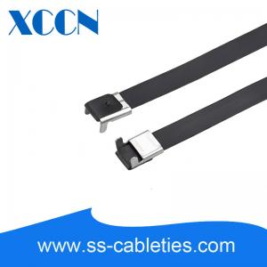 Wholesale Thick Coating Coloured Cable Ties , Industrial Strength Zip Ties Sulphuric Acid Resistant from china suppliers