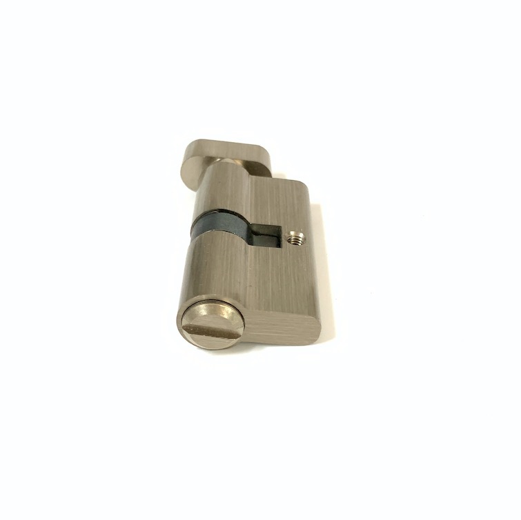60mm Brass Cylinder Lock Privacy Bathroom Barrel Lock For WC
