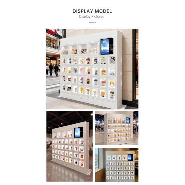 Smart Electronic Lock Parcel Locker with Windows Android OS Assembled Structure 18 Compartments for Security Storage