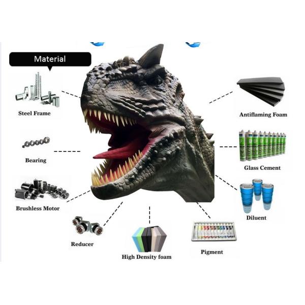 Playground Decoration Giant Dinosaur Statue Realistic Brachiosaurus Dinosaur Replica