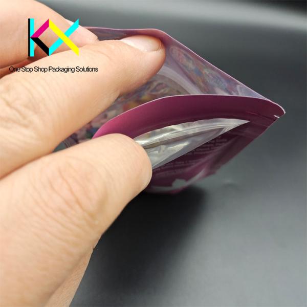 Moisture Resistant Flexo Printed Pouches Child Proof Recyclable