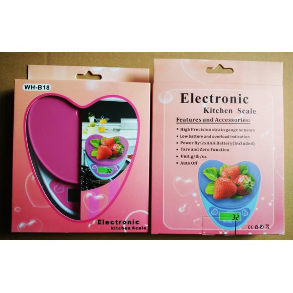 Heart Shape Electronic Food Weighing Scales Portable For Kitchen Use