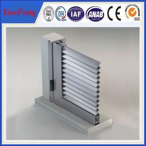 China oval solid aluminium louvre profile, sliver 6063 t5 aluminum extrusion blade louver panels on sale