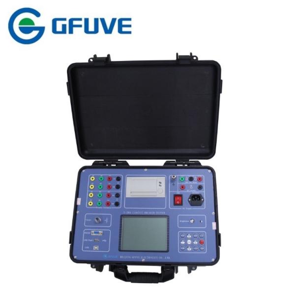 Quality high voltage portable megger circuit breaker analyzer with USB port and printer for sale
