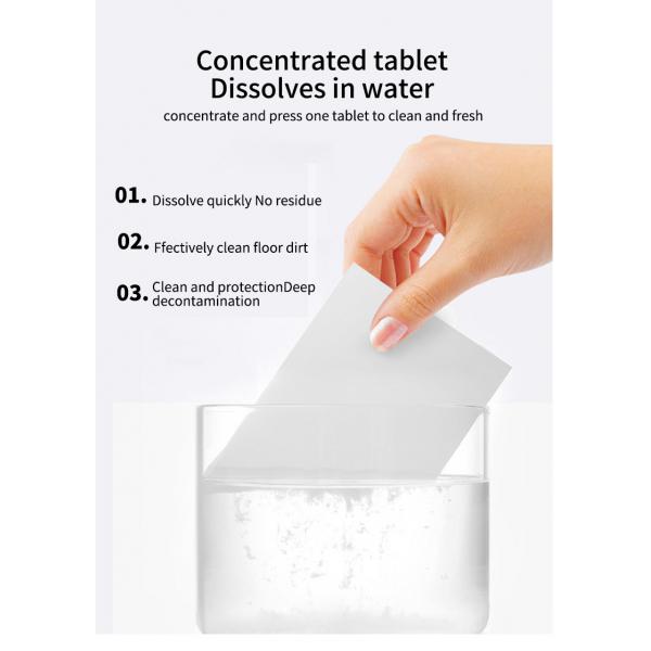 Sanitizing Floor Cleaning Tablets Customizable Floor Cleaning Paper Energy Saving