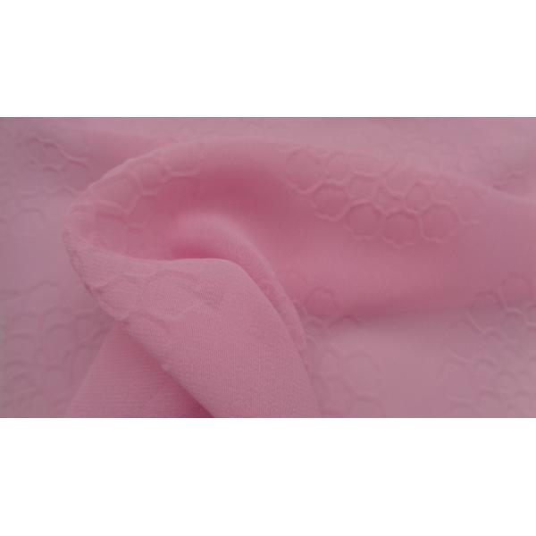 35G Wrinkle Dyed Flower Pattern 100% Polyester Chiffon Fabric 150Cm Breathable
