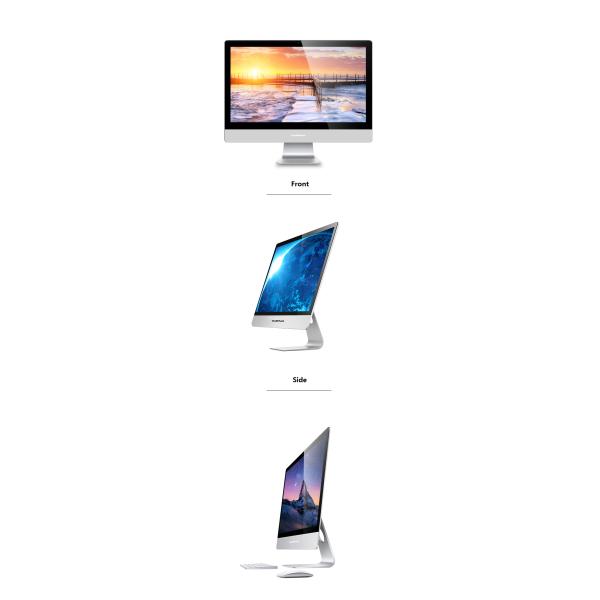 27 Inch Core I5 3340M 8G 256G SSD Office All In One Desktop Computer For Business Work