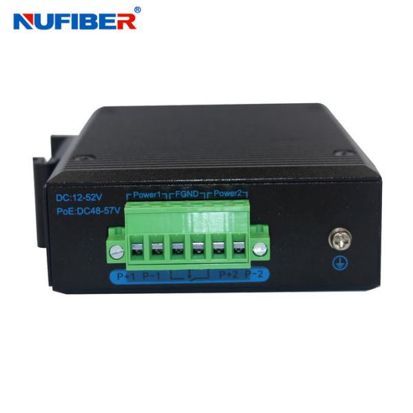 1000M 4 Port Unmanaged Switch With Aluminum Alloy Material Unmanaged Industrial Switch