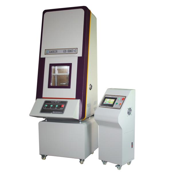 Hydraulic Battery Crush Test Equipment , PLC Integrated Battery Tester Machine