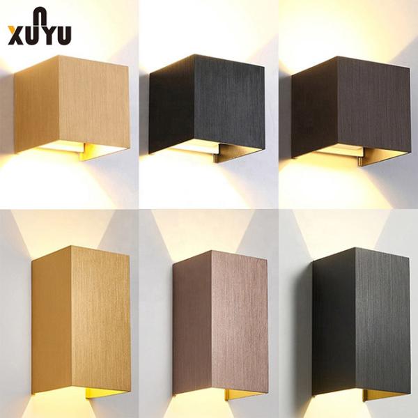 Multicolor Brushed Square Wall Light 1080lm Up And Down Lighting