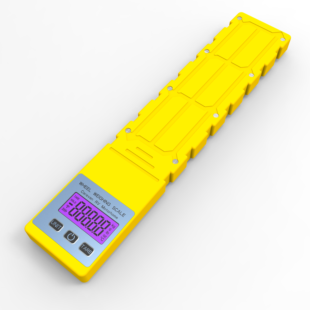 Wholesale Caravan Weight Control Yellow 1000KG 4WD Camper Motorhome Scale Load RV Scale 1500 kg Motorhome Vehicle Scale from china suppliers