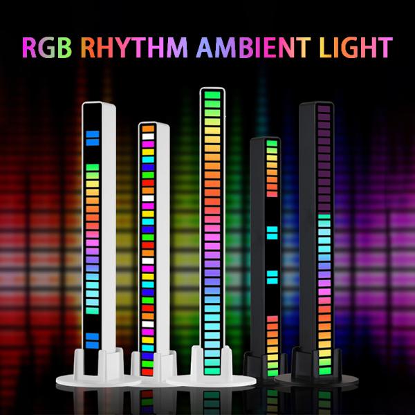 Sounds Control Type C Rgb Night Light 16mm Rhythm Ambient Light Bar