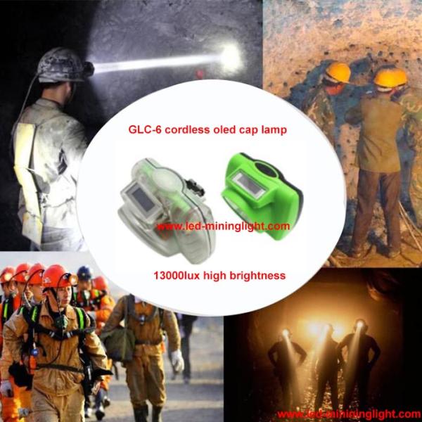 High Lumen Cordless Mining Cap Lamps Anti Explosion With Magnetic USB Charger