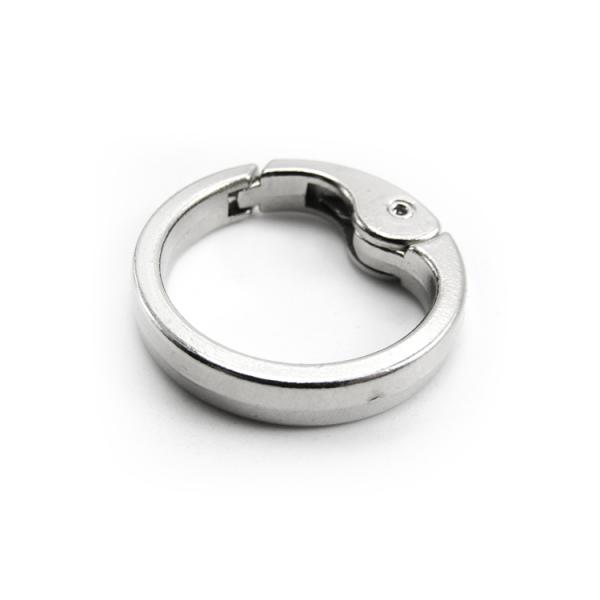 Round Spring gate ring O Rings Snap Clip Push gate snap hook Purse strap rings Clothing Crafts Supplies