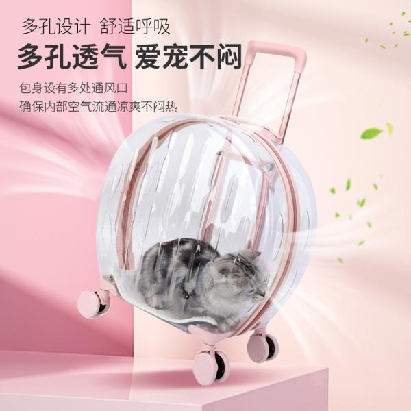 Panoramic Window Pet Trolley Carrier
