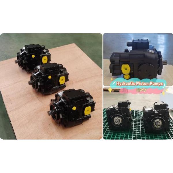 Black Variable Displacement Axial Piston Pump for Hydraulic System Components