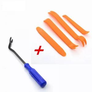 Wholesale Blue Car Removal Tool + 4pcs/set Portable Vehicle Car Panel Audio Trim Removal Tool Set Kit Practical Car Repairing Hand from china suppliers