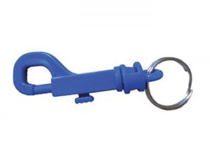 Wholesale Spring-Loaded Gate Key Ring Clip , Key Chain Holder With Thumb Trigger from china suppliers
