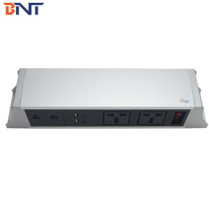 BNT Aluminum alloy hanging under table mounted table power socket