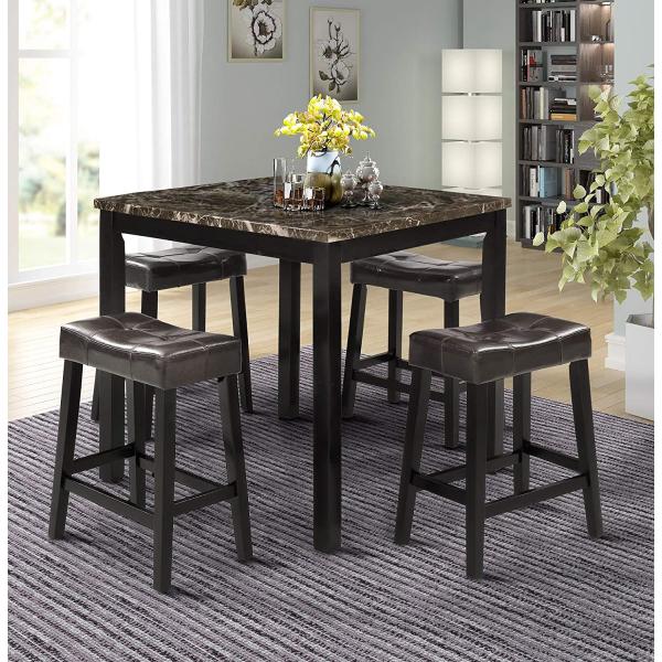 Optional Colour Padded Kitchen Stools , Padded Saddle Counter Stools Modern