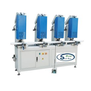 China Reinforcement Fixing PVC Plastic Window Machine , Steel Strengthen UPVC Window Machinery on sale