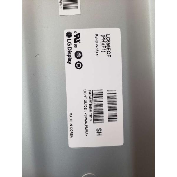 65" 3840x2160 Square Tft Display 400cd/M2 LC650EQF-DKM1 89/89/89/89 (Typ.)(CR≥10)