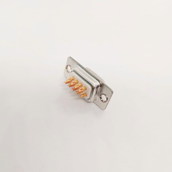 D-SUB Connector DB-9K 9 Pin Female Soldering Type for Industrial Equipment and RS-232 Communication