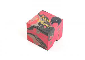Wholesale Oil Painting Jewelry Cardboard Boxes Red Gold Stamping For Necklace from china suppliers
