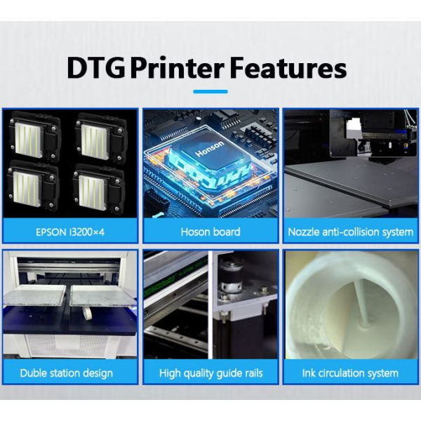 Pre spray system DTG machine eliminates white ink bleeding on t shirts