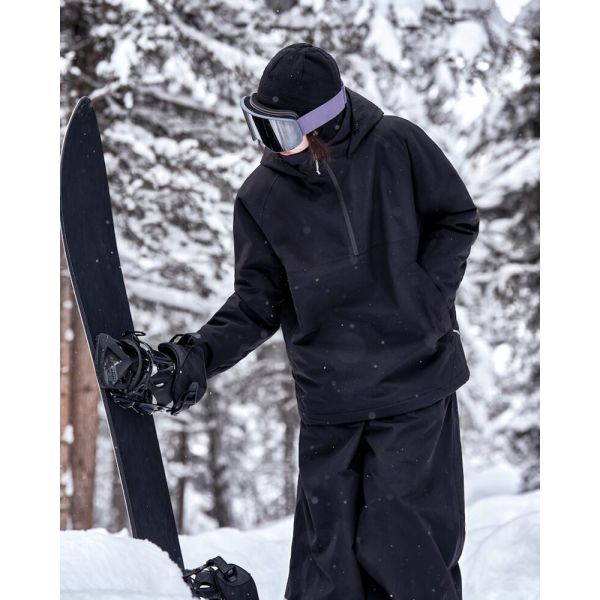 Custom OEM Couple 3L Waterproof Snowboard Ski Jacket Winter Warm Ski Sweatshirt