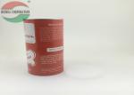 Custom Printing Food Powder Paper Tube Packing with Aluminum Pull Tab Lid