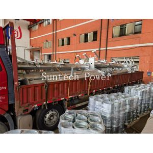 Power Steel Pipe Pillars for Transmission Lines 1 Year Warranty