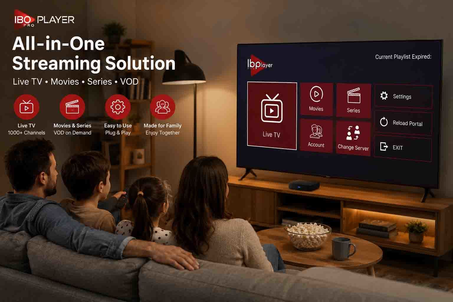 Smart Android TV Box With Streaming Player Resale Panel Service For Resellers
