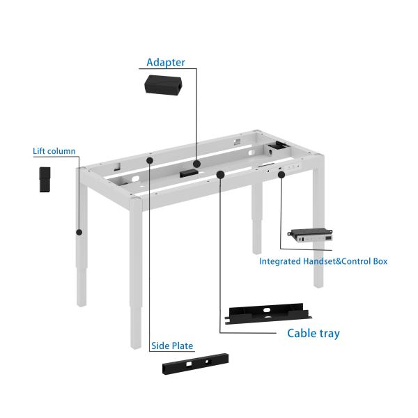 Versatile Uplift Height Adjustable Workstation for Office Furniture Assemble Video Provided