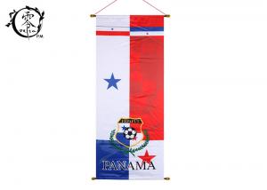 Panama Soccer Multicultural Flag Banners Hanging Vivid Color UV Fade Resistant Panama Flags Polyester with Hanger