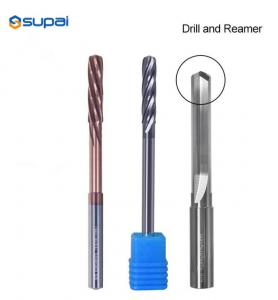 Wholesale Solid Carbide Chucking Machine Tapered Drill Straight Groove Reamer Tungsten Steel D10*45*90L*6T from china suppliers