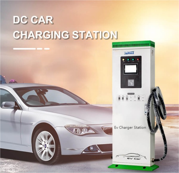 Fast Power 3 Phase Ev Charger Level 3 80kw Dc Type 1 2 Charging Plug In